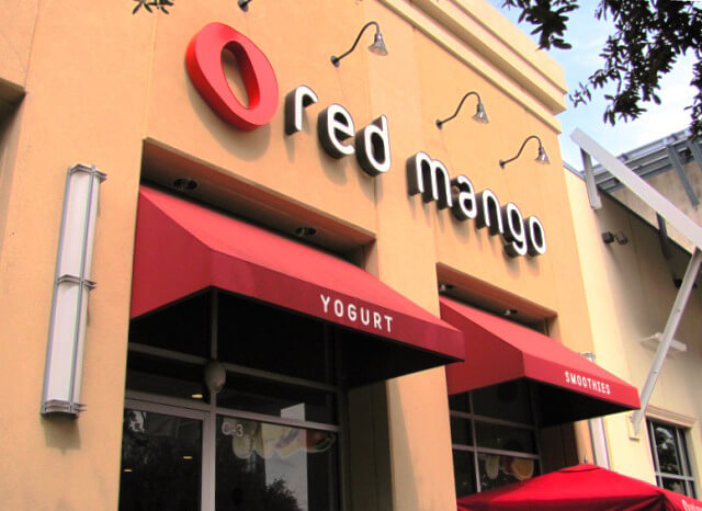 Red Mango Sign